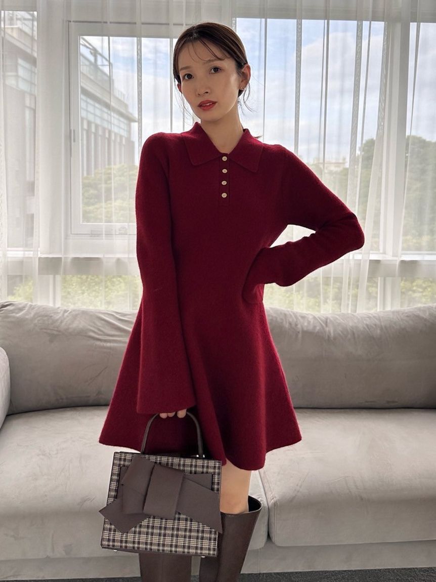 FRAY I.D「【ルエル】チェックリボンミドルバッグ」|ショルダー・メッセンジャー|