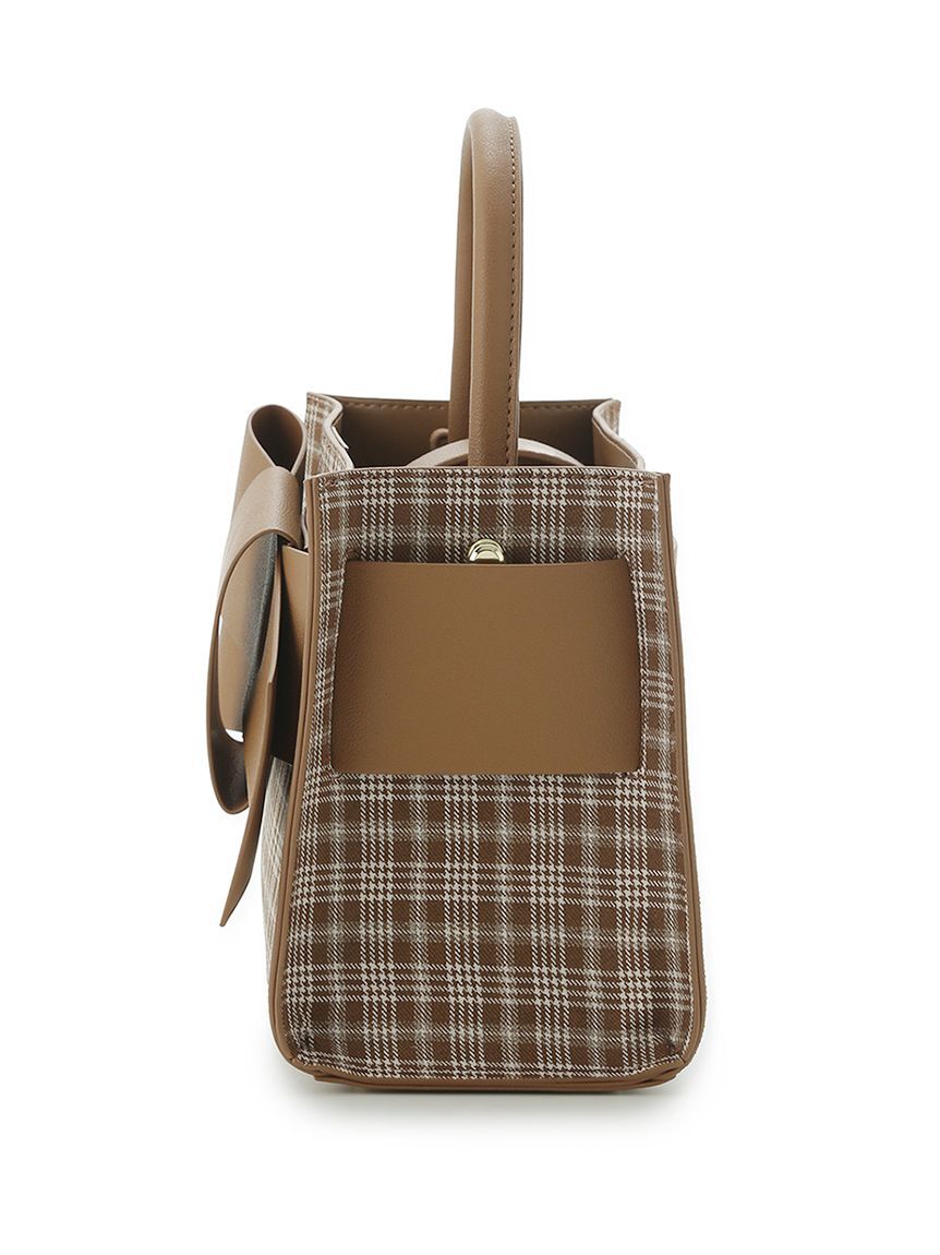 FRAY I.D「【ルエル】チェックリボンミドルバッグ」|ショルダー・メッセンジャー|