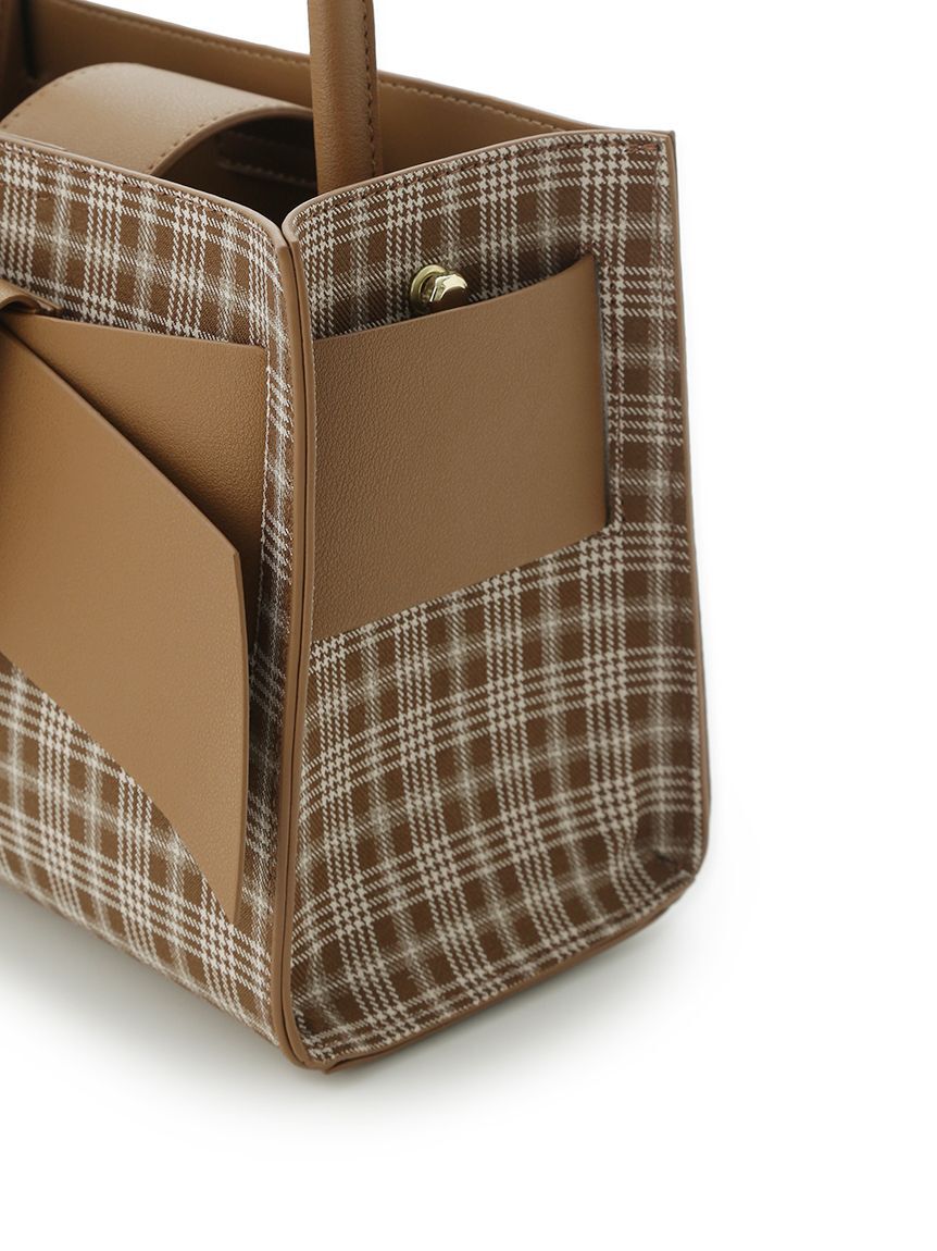 FRAY I.D「【ルエル】チェックリボンミドルバッグ」|ショルダー・メッセンジャー|