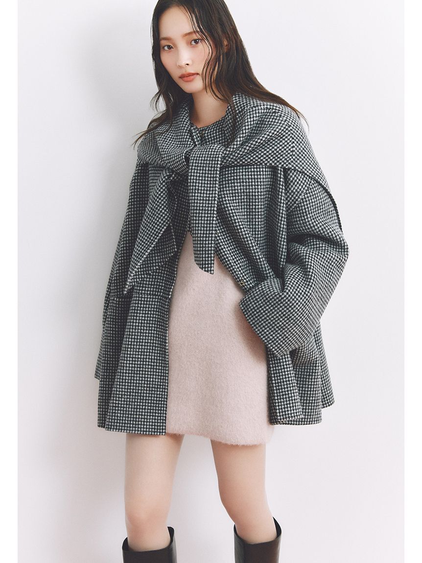 FRAY I.D「フォックスウールミニニットワンピース」|ワンピース|