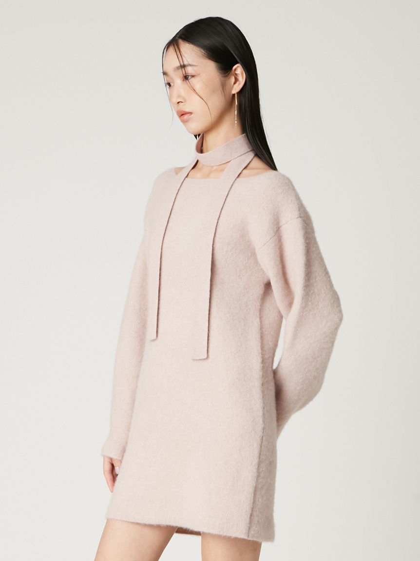 FRAY I.D「フォックスウールミニニットワンピース」|ワンピース|