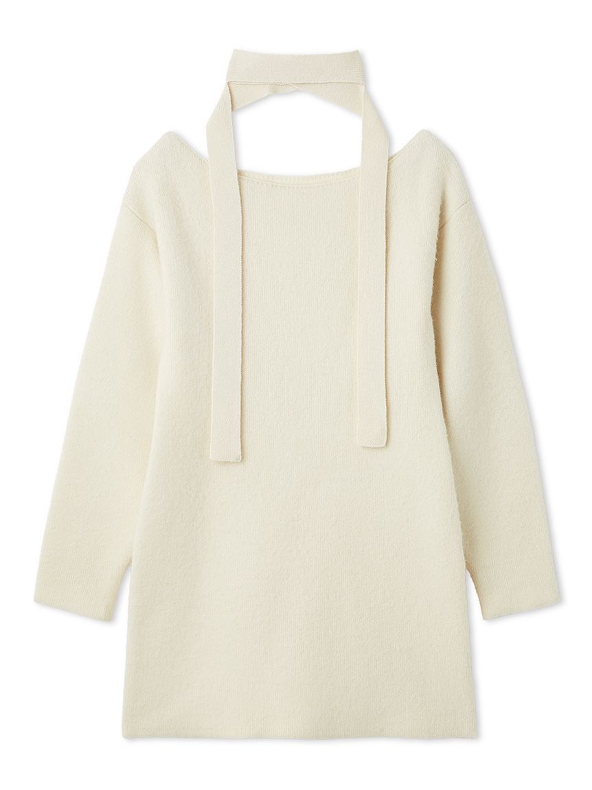 FRAY I.D「フォックスウールミニニットワンピース」|ワンピース|