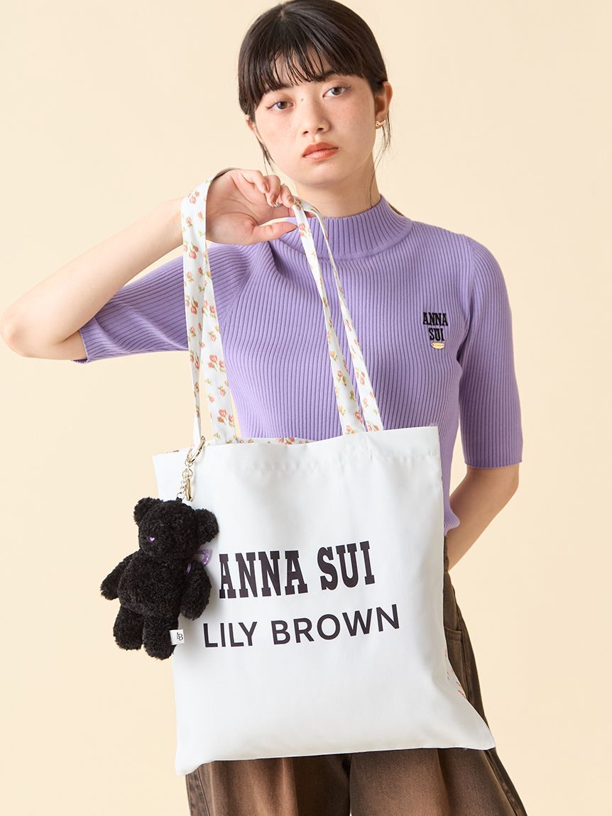 LILY BROWN「【LILY BROWN &times;ANNA SUI】ロゴトートバック」|トートバッグ|