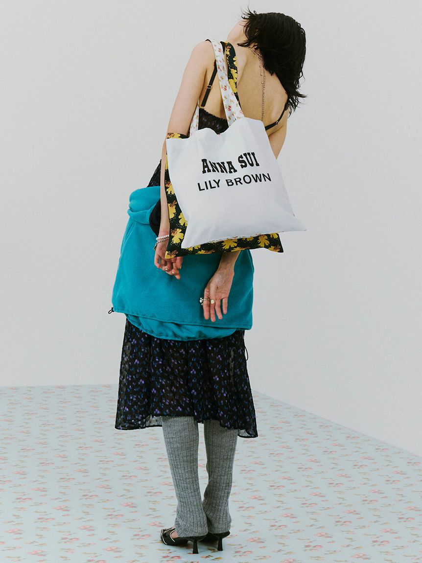 LILY BROWN「【LILY BROWN &times;ANNA SUI】ロゴトートバック」|トートバッグ|