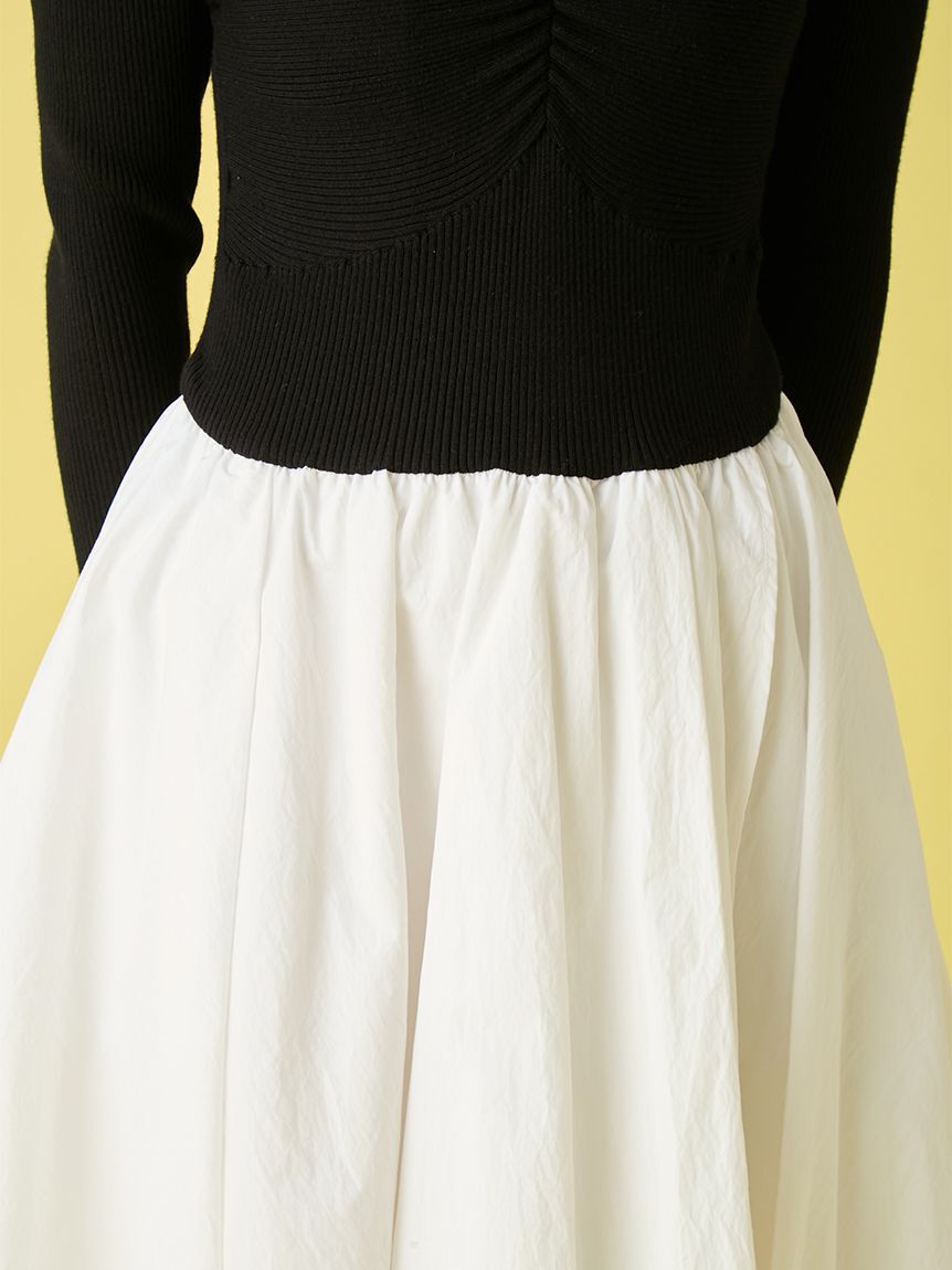 LILY BROWN「ニットドッキングワンピース」|ワンピース|