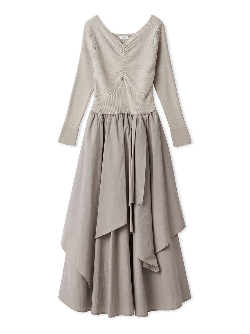 LILY BROWN「ニットドッキングワンピース」|ワンピース|PBEG