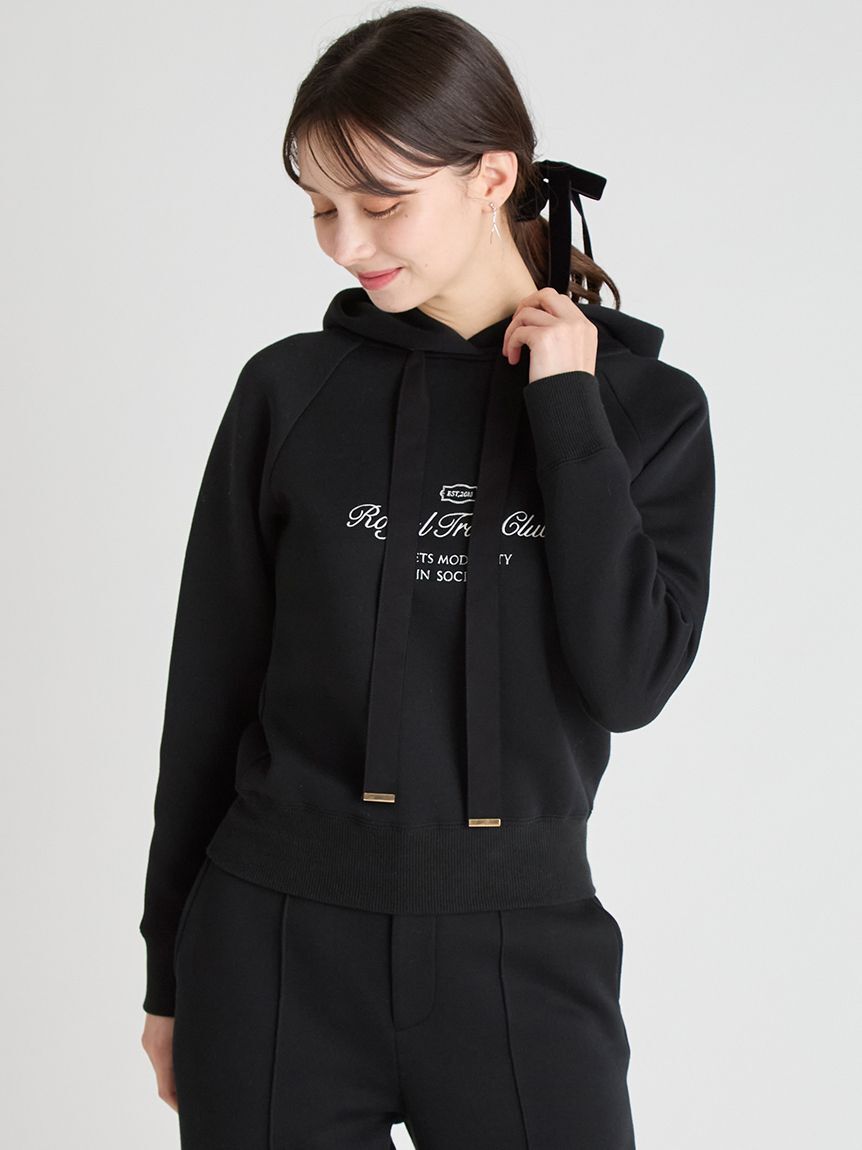 CELFORD「フーデッドスウェットプルオーバー」|スウェット・ジャージ|BLK