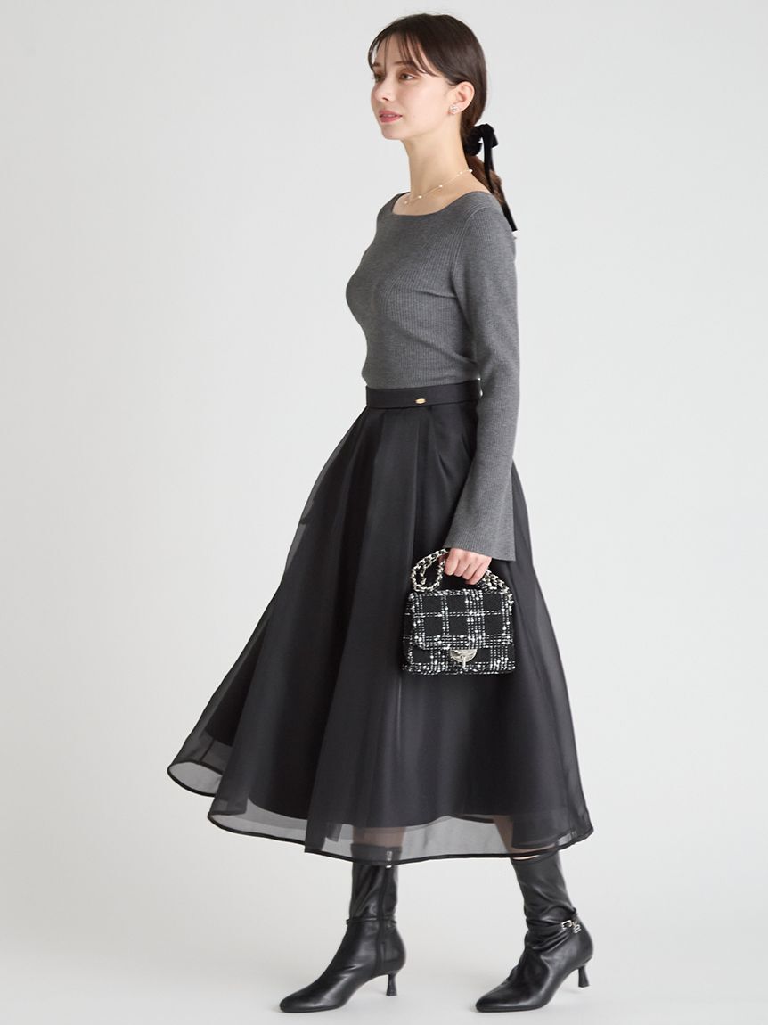 CELFORD「シア―フレアスカート」|スカート|