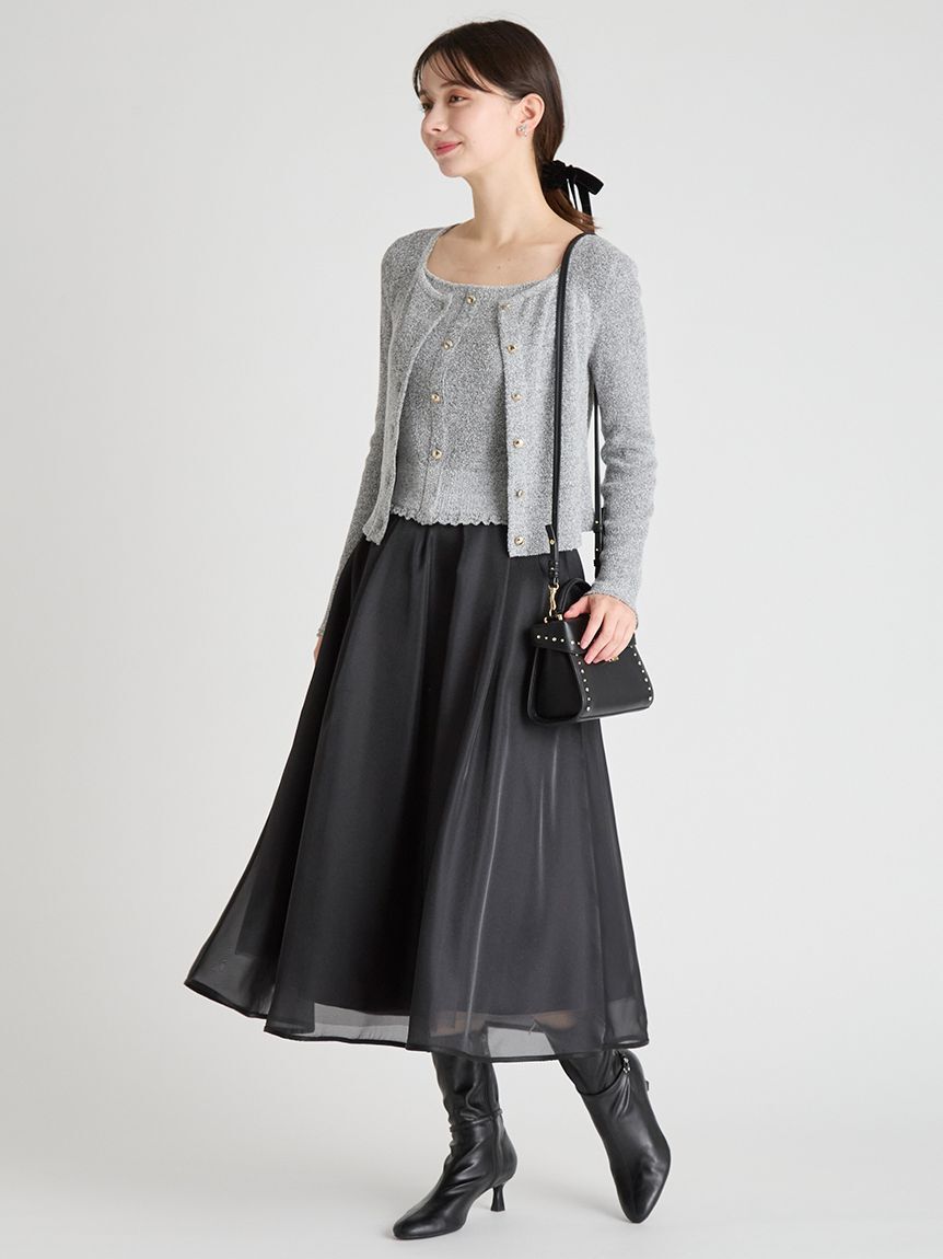 CELFORD「シア―フレアスカート」|スカート|