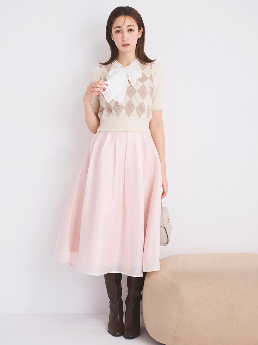 CELFORD「シア―フレアスカート」|スカート|