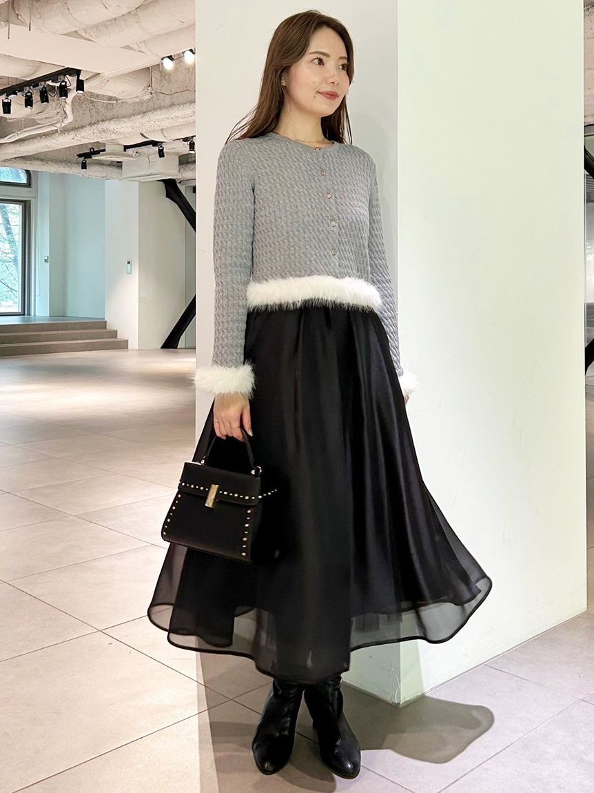 CELFORD「シア―フレアスカート」|スカート|