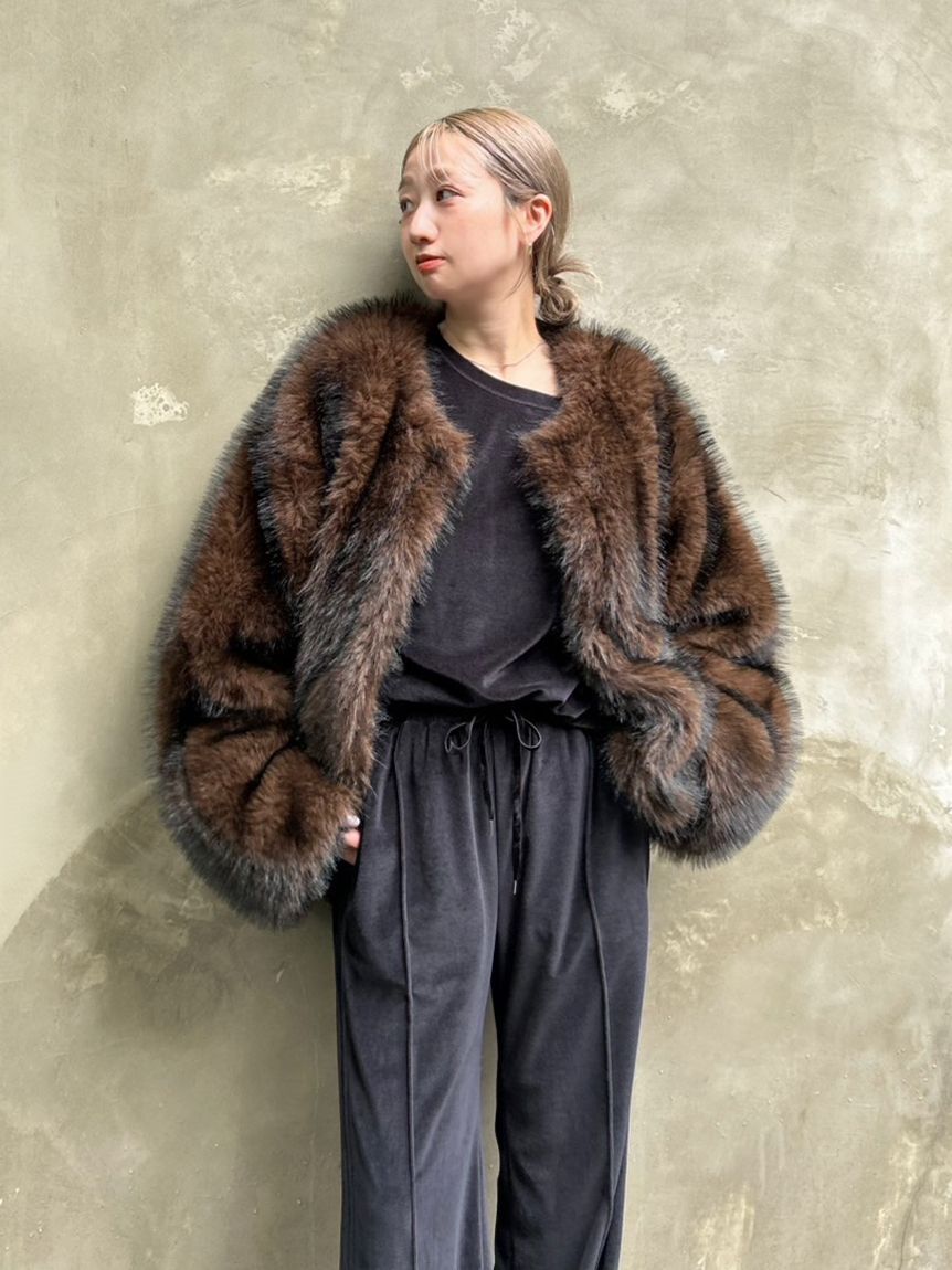 styling/「ミックスファーコート」|その他|