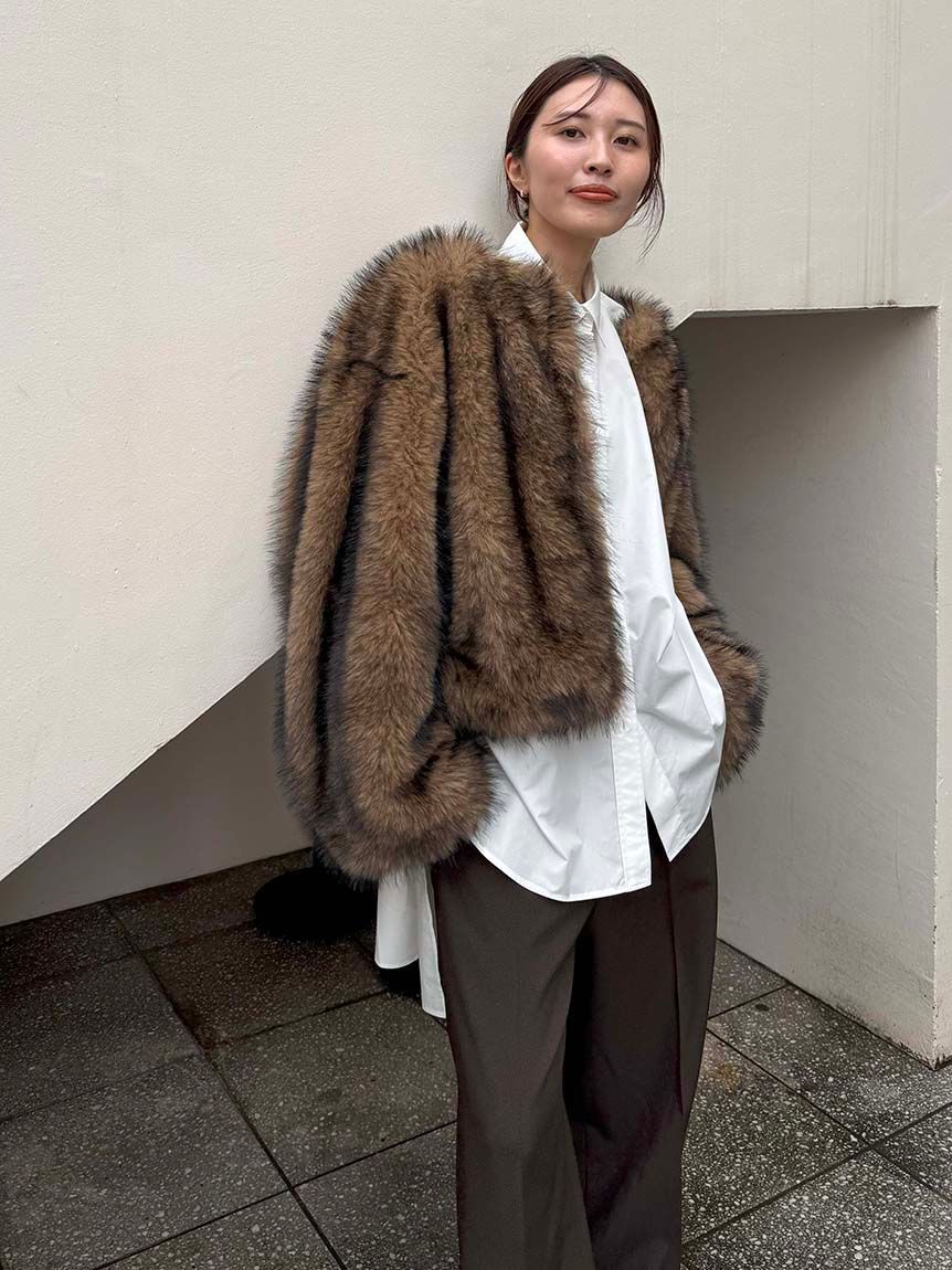 styling/「ミックスファーコート」|その他|