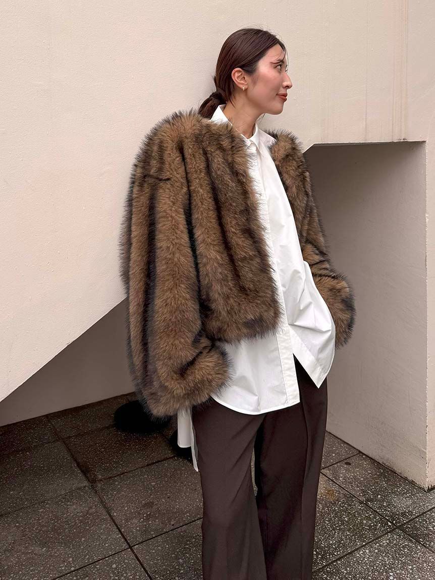 styling/「ミックスファーコート」|その他|