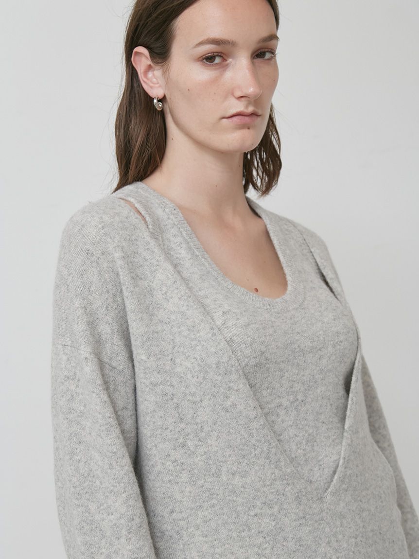 styling/「【セットアップ対応】Ｖネックニットトップス」|ニット・セーター|