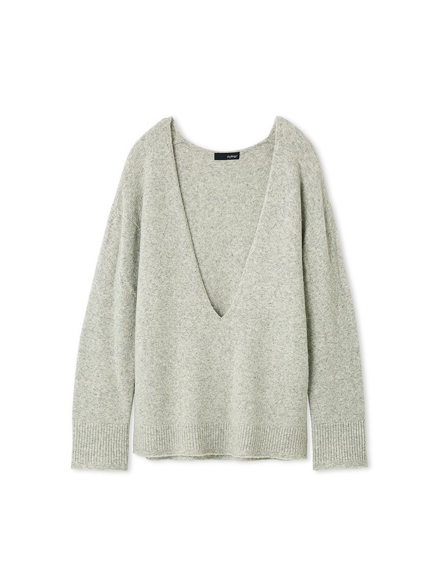 styling/「【セットアップ対応】Ｖネックニットトップス」|ニット・セーター|