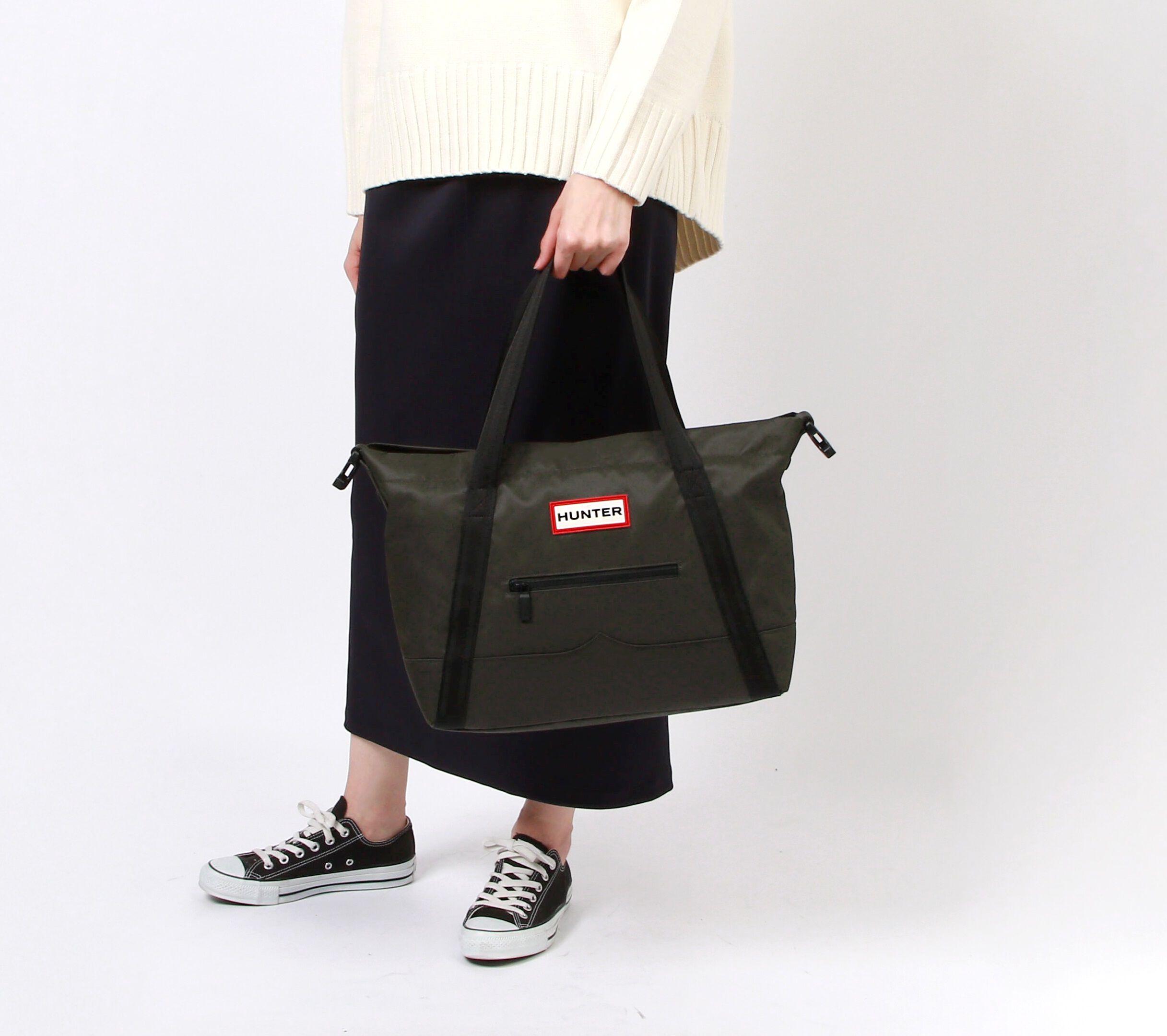 HUNTER「ナイロントップクリップ トート ミディアム」|トートバッグ|DOV