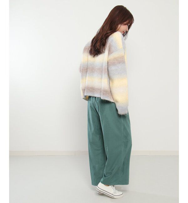 Lbc with Life「ベロアコールウエストシャーリングパンツ」|その他|