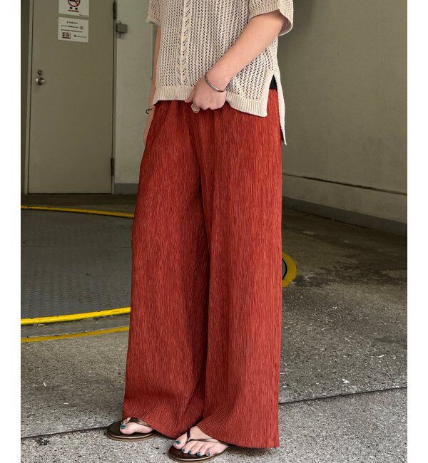 Lbc with Life「エアプリーツワイドイージーパンツ」|その他|