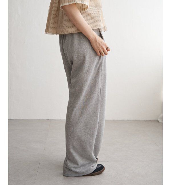 VENCE share style「ミニ裏毛ライン入りカーブパンツ」|その他|