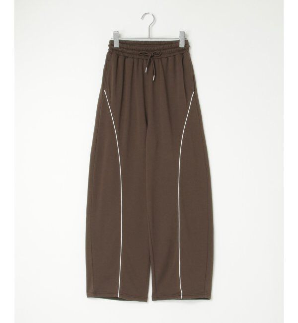 VENCE share style「ミニ裏毛ライン入りカーブパンツ」|その他|