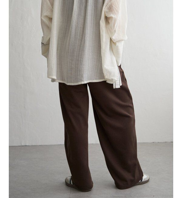 VENCE share style「ミニ裏毛ライン入りカーブパンツ」|その他|