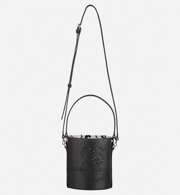 Marimekko「Mini Bucket ショルダーバッグ」|ショルダー・メッセンジャー|ブラック