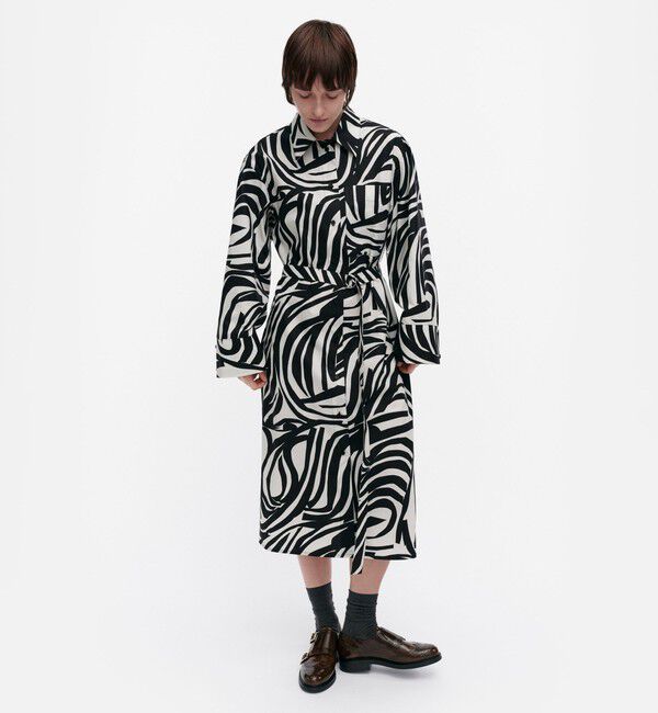 Marimekko「Jalki Jokuraita ワンピース」|ワンピース|
