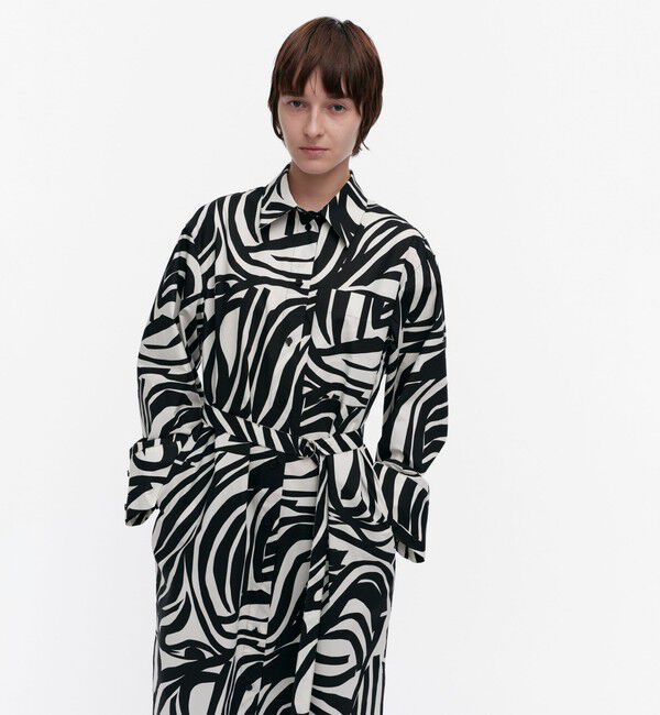 Marimekko「Jalki Jokuraita ワンピース」|ワンピース|