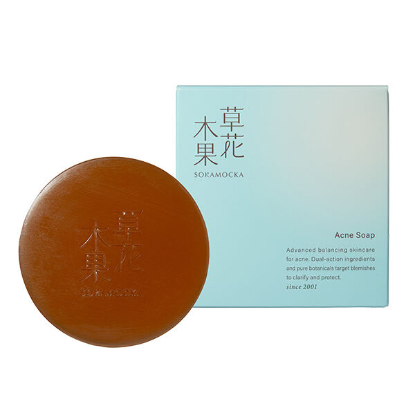  「草花木果 アクネ洗顔石けん（医薬部外品） 本体/クリーミーで豊かな細かい泡 (100g)」|洗顔料|