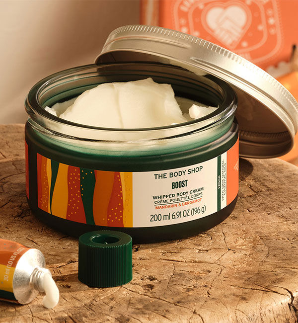 THE BODY SHOP「ウェルネス ホイップドボディクリーム マンダリン＆ベルガモット 200mL」|ボディ保湿|