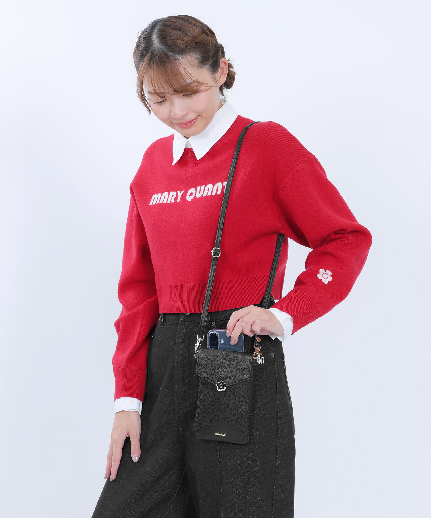 MARY QUANT「エポデイジーエンベロープ モバイルショルダー」|ショルダー・メッセンジャー|