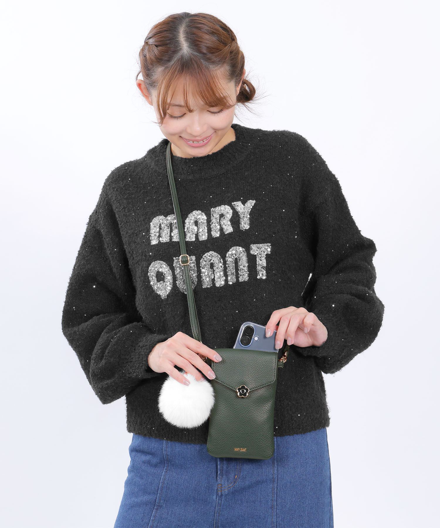 MARY QUANT「エポデイジーエンベロープ モバイルショルダー」|ショルダー・メッセンジャー|