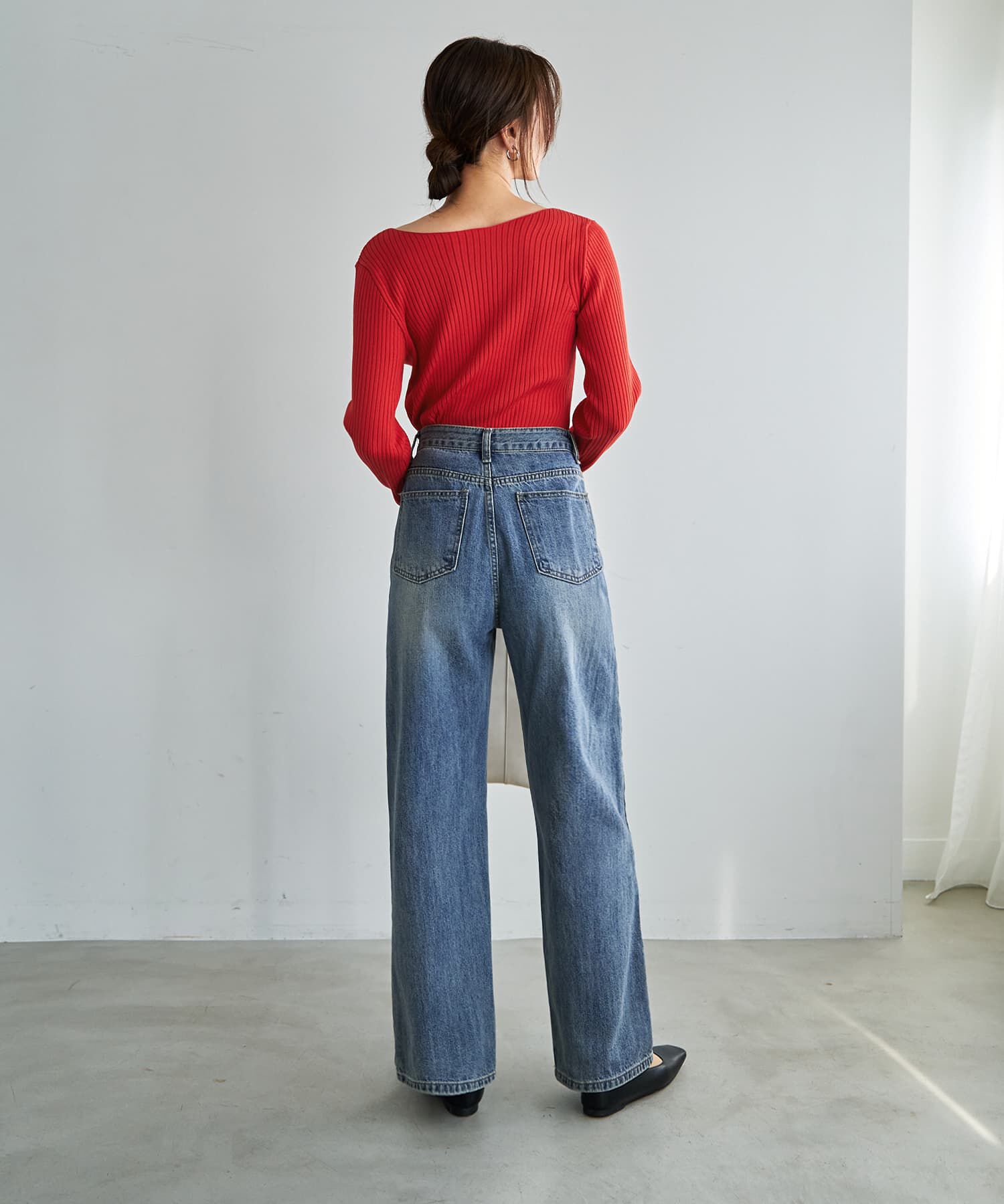 STYLE DELI「ブリーチストレートデニム」|デニム|