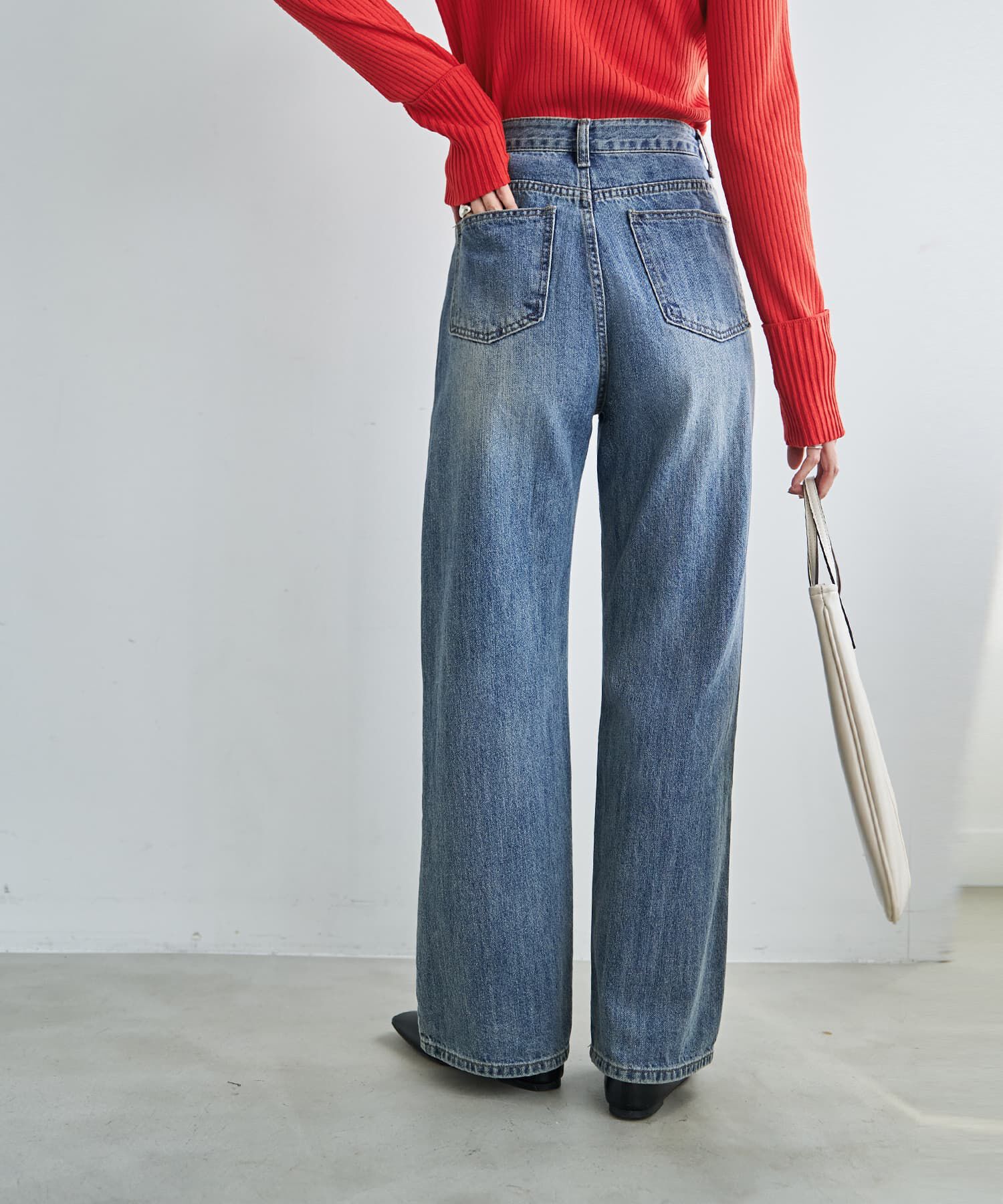 STYLE DELI「ブリーチストレートデニム」|デニム|