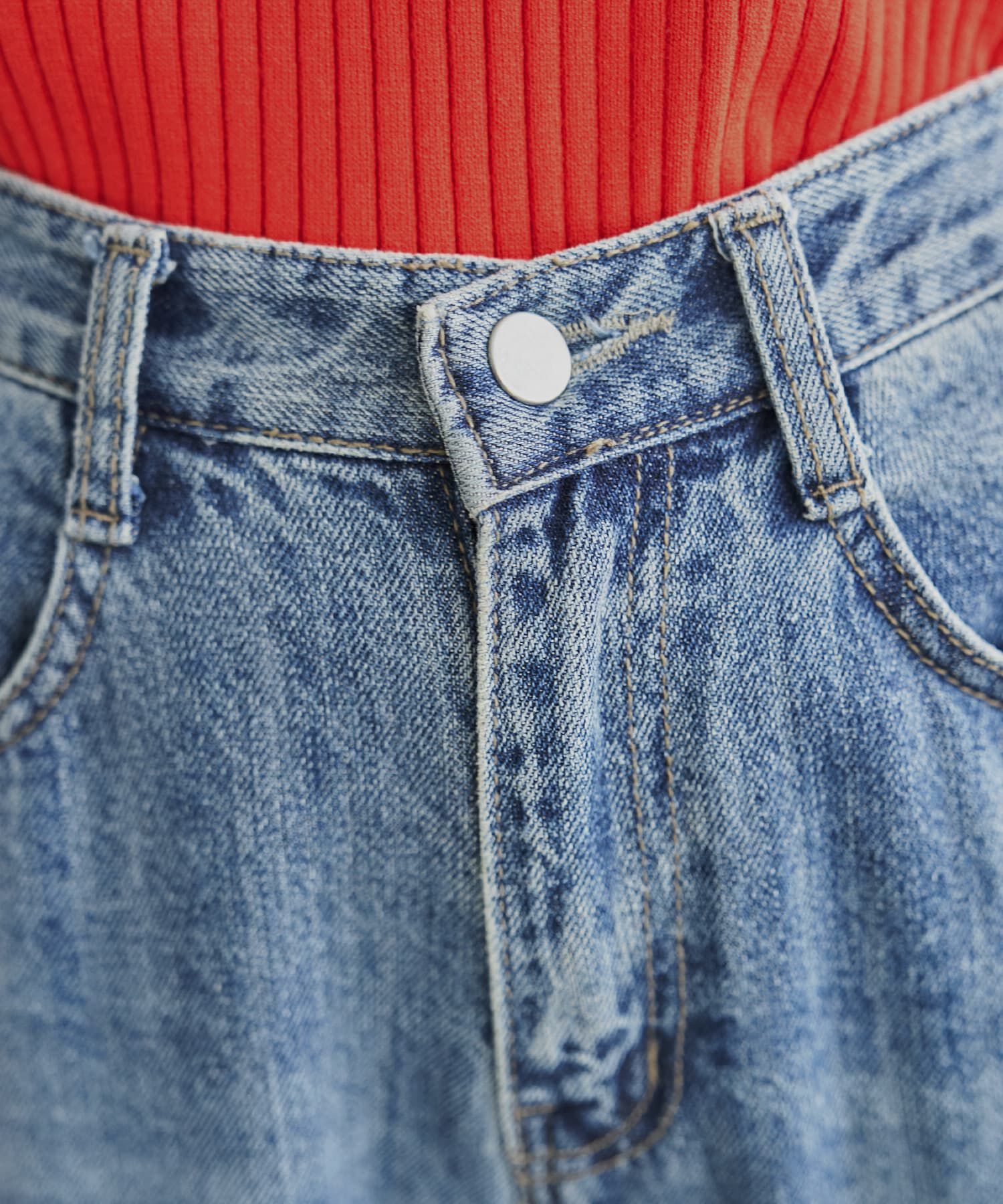 STYLE DELI「ブリーチストレートデニム」|デニム|