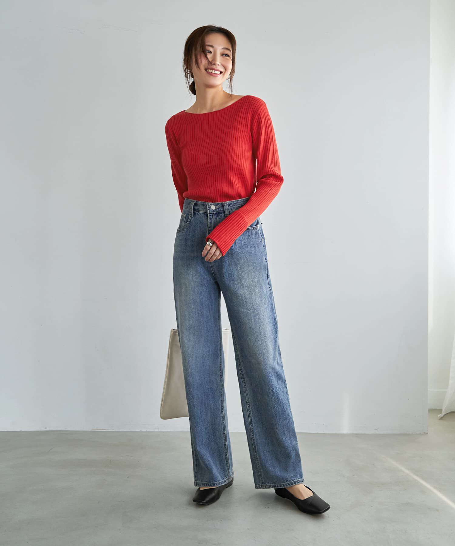 STYLE DELI「ブリーチストレートデニム」|デニム|