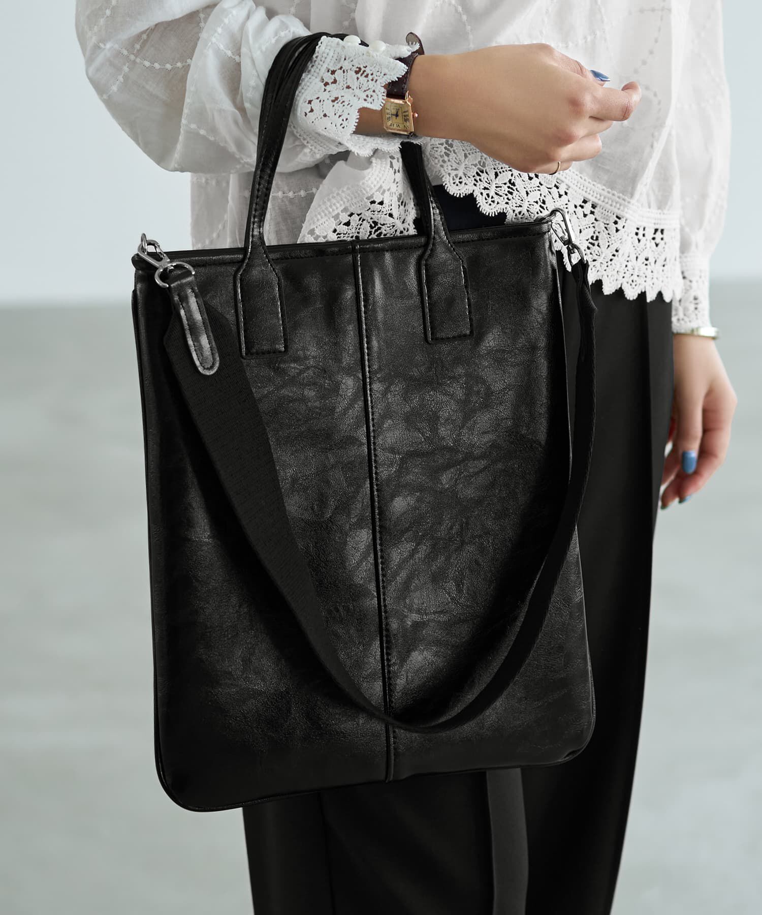 STYLE DELI「ノートパソコンバッグ」|トートバッグ|ブラック