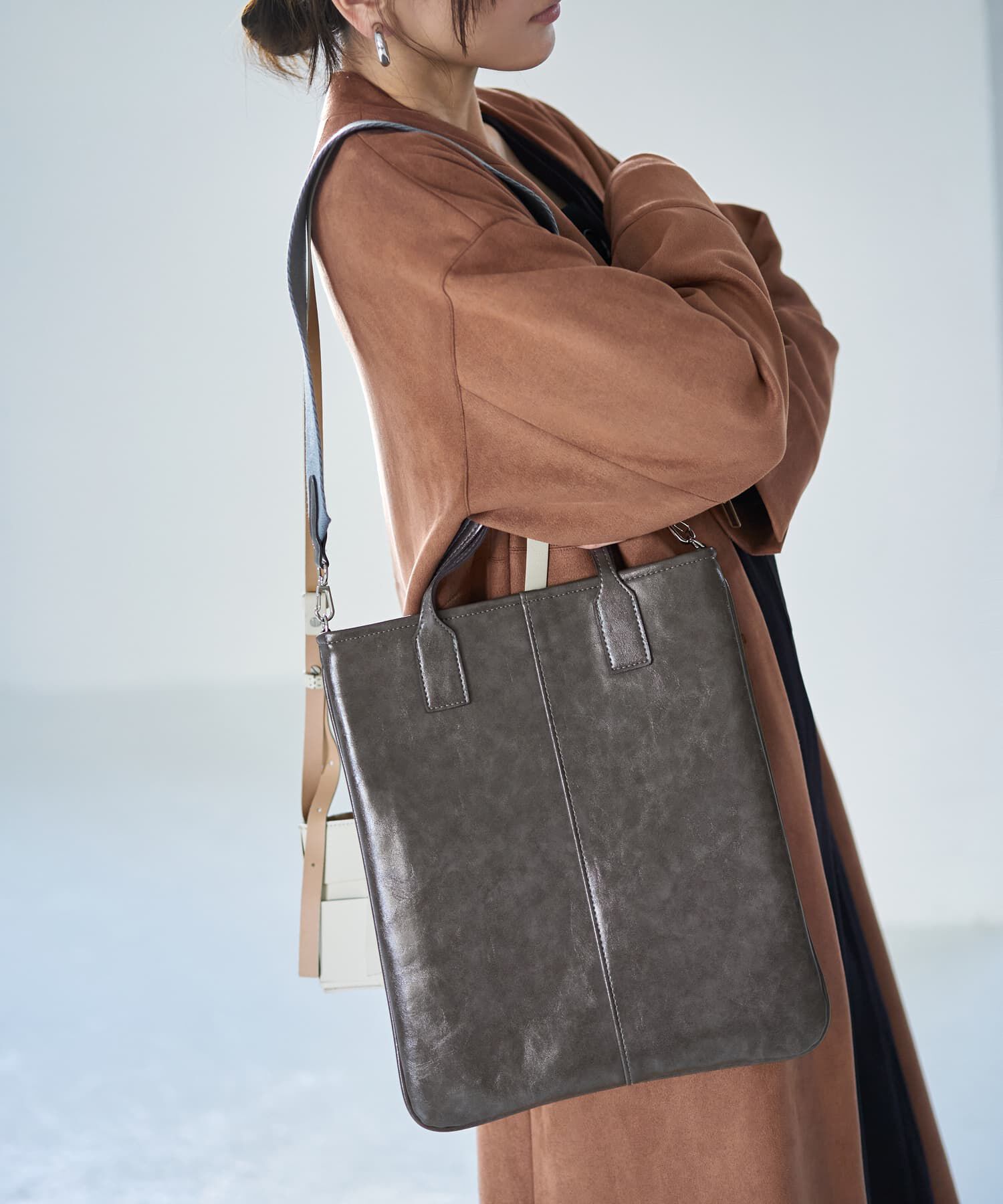 STYLE DELI「ノートパソコンバッグ」|トートバッグ|グレー