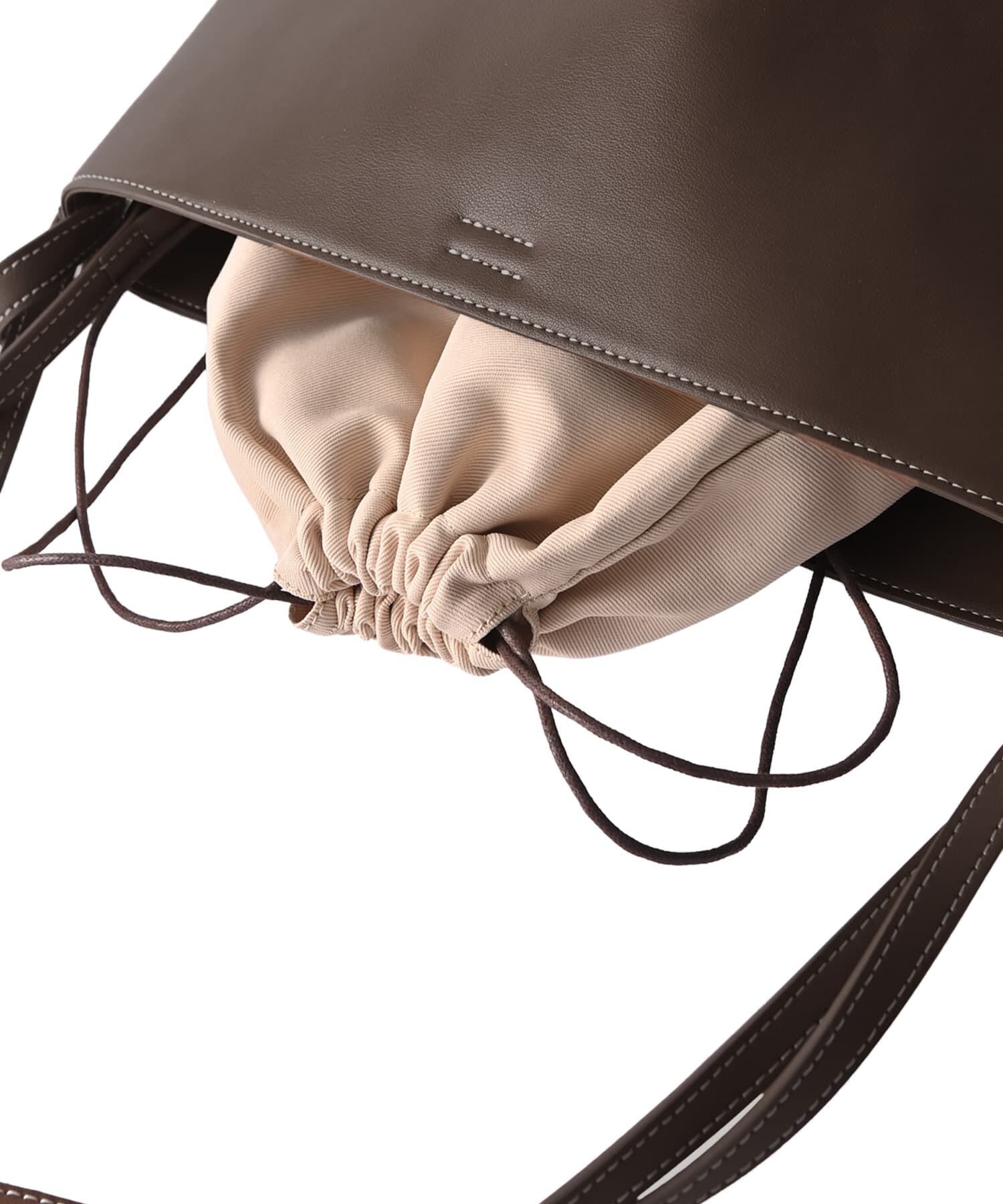 STYLE DELI「【DELI by】2WAYリアルレザードローストリングバッグ」|ショルダー・メッセンジャー|