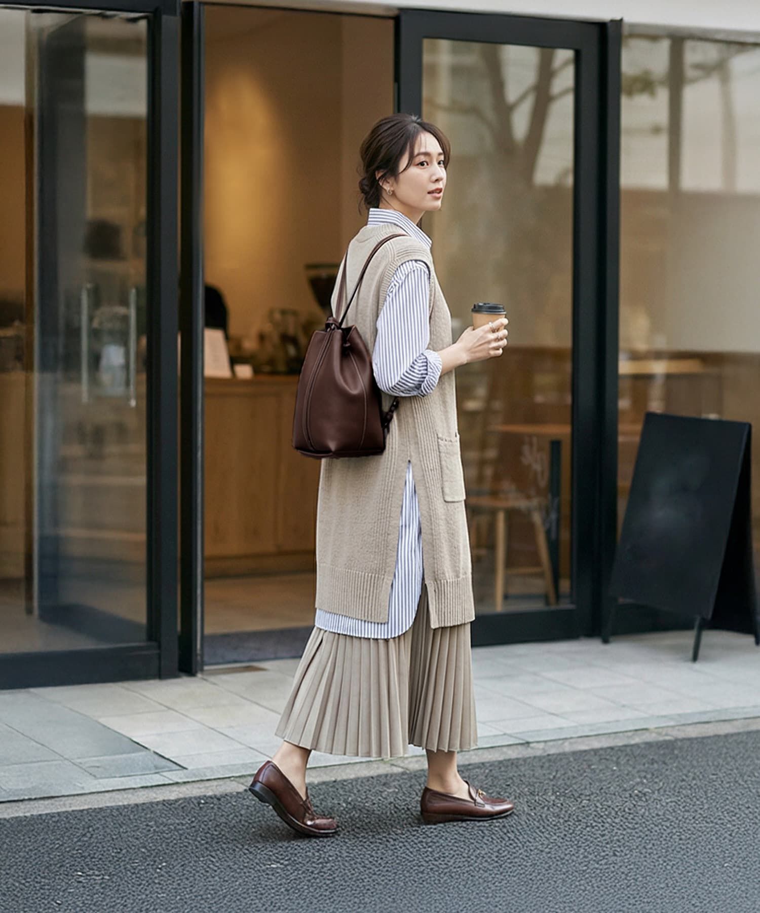 STYLE DELI「【DELI by】2WAYリアルレザードローストリングバッグ」|ショルダー・メッセンジャー|