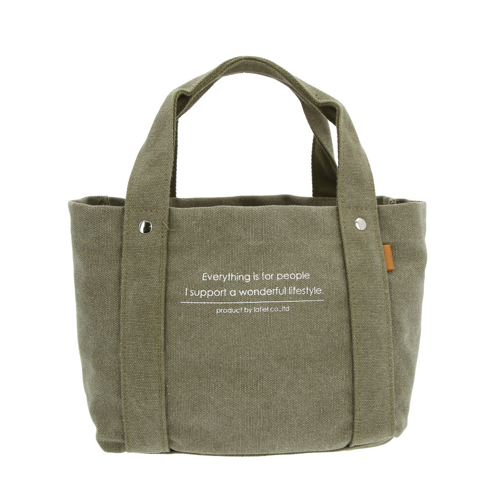 BACKYARD FAMILY「キャンバス トート ミニ 通販 レディース トートバッグ サブバッグ ミニバッグ かばん バッグ」|トートバッグ|グリーン1