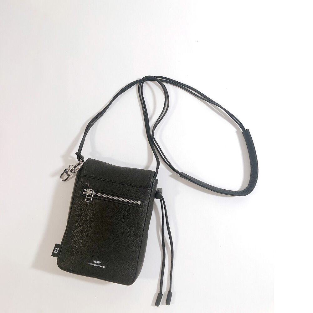 BACKYARD FAMILY「waku ワク スマホショルダー WK-0003 通販 スマホショルダーバッグ」|ショルダー・メッセンジャー|ブラック1