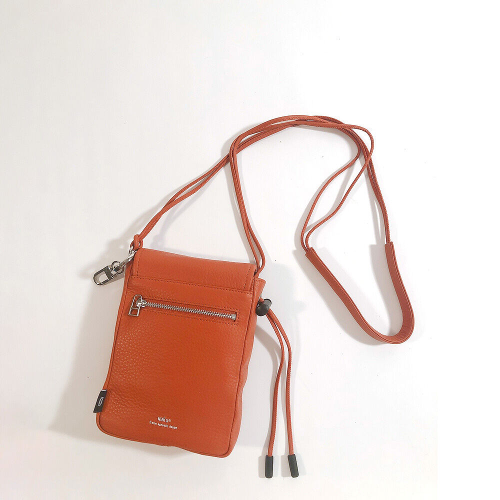 BACKYARD FAMILY「waku ワク スマホショルダー WK-0003 通販 スマホショルダーバッグ」|ショルダー・メッセンジャー|オレンジ1