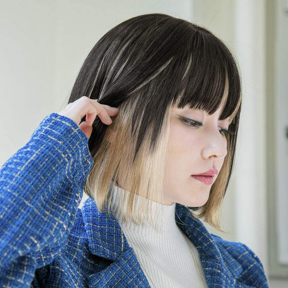 BACKYARD FAMILY「プリシラ ウィッグ A-709 PRISILA 通販 フルウィッグ 自然 かつら 女性 耐熱」|ヘアスタイリング|ブラック1