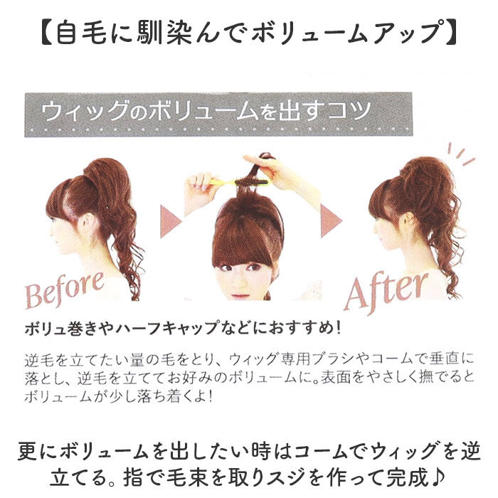 BACKYARD FAMILY「プリシラ 部分 ウィッグ prisila 通販 部分ウィッグ ポイントウィッグ エクステンション」|ヘアスタイリング|