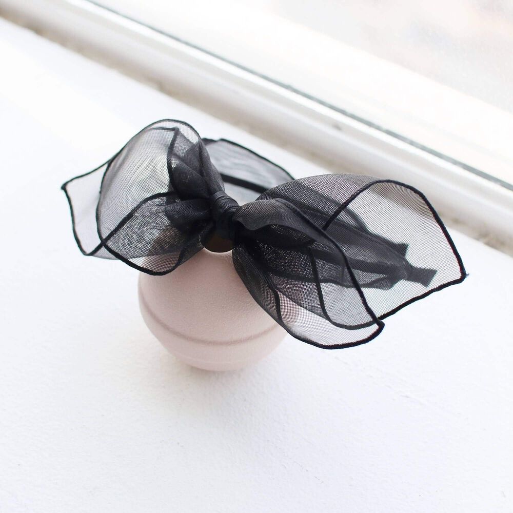 BACKYARD FAMILY「Rora カチューシャ 通販 リボン チュール 48382102 髪飾り ヘッドドレス 子供」|その他|ブラック1