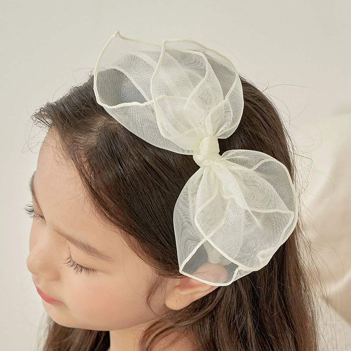 BACKYARD FAMILY「Rora カチューシャ 通販 リボン チュール 48382102 髪飾り ヘッドドレス 子供」|その他|