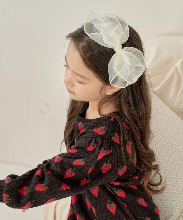 BACKYARD FAMILY「Rora カチューシャ 通販 リボン チュール 48382102 髪飾り ヘッドドレス 子供」|その他|