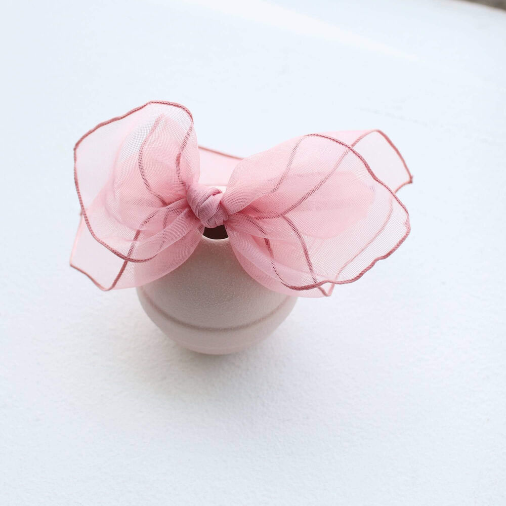 BACKYARD FAMILY「Rora カチューシャ 通販 リボン チュール 48382102 髪飾り ヘッドドレス 子供」|その他|ピンク1